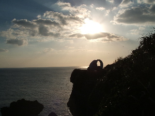 夕日